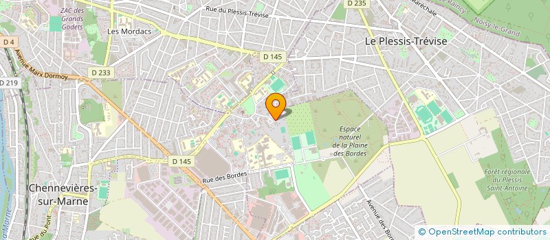 localisation de l'entreprise MONSIEUR JUBA ZERZOUR  CHENNEVIERES-SUR-MARNE