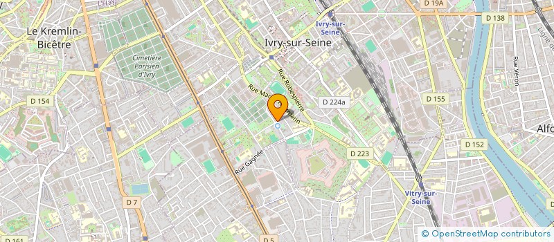 localisation de l'entreprise MONSIEUR JUBAID AHAMED  IVRY-SUR-SEINE