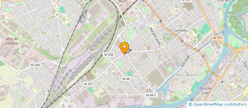 localisation de l'entreprise MONSIEUR JUBILE NDONA MATERE à LILLE