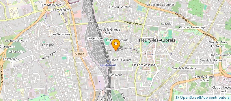 localisation de l'entreprise MONSIEUR JUCIEL DE OLIVEIRA CORREA à FLEURY-LES-AUBRAIS