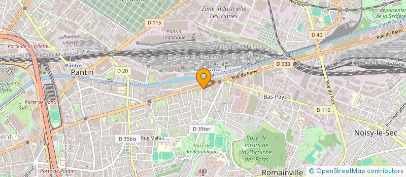 localisation de l'entreprise MONSIEUR JUDAH LEVY  PANTIN