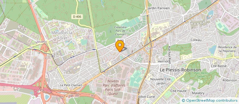 localisation de l'entreprise MONSIEUR JUDE KAMO NDIBATCHOU à CLAMART