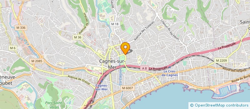 localisation de l'entreprise MONSIEUR JUDE MAPOULA à VILLENEUVE-LOUBET
