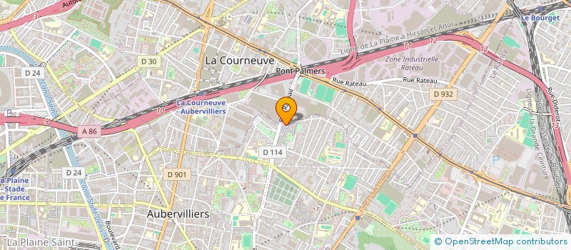 localisation de l'entreprise MONSIEUR JUDE MATEMBE AMETU  AUBERVILLIERS