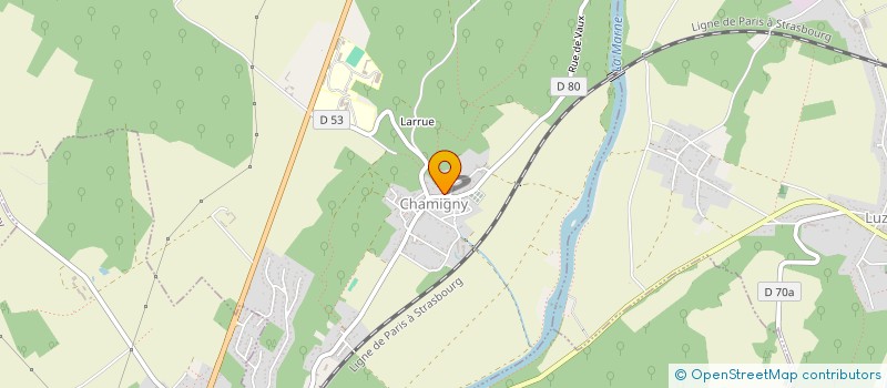 localisation de l'entreprise MONSIEUR JUDE PIERRESSAINT  CHAMIGNY