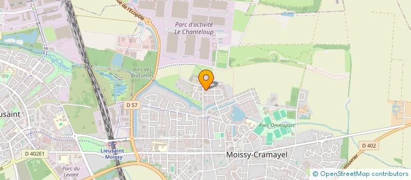 localisation de l'entreprise MONSIEUR JUDE REGINOLD  MOISSY-CRAMAYEL