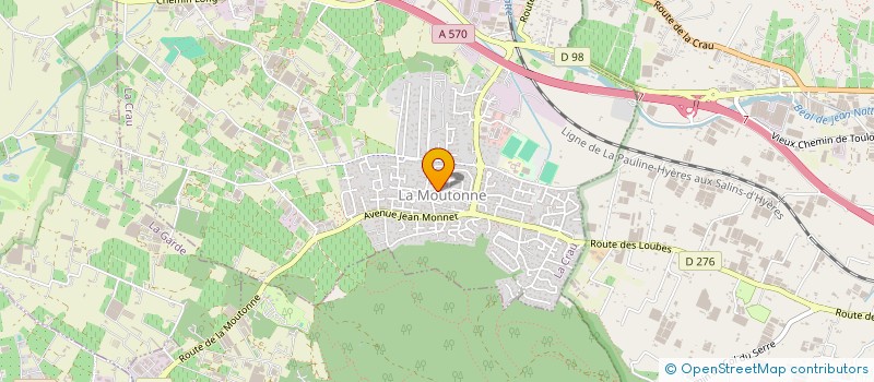 localisation de l'entreprise MONSIEUR JUDICAEL BOELAERT à LA CRAU