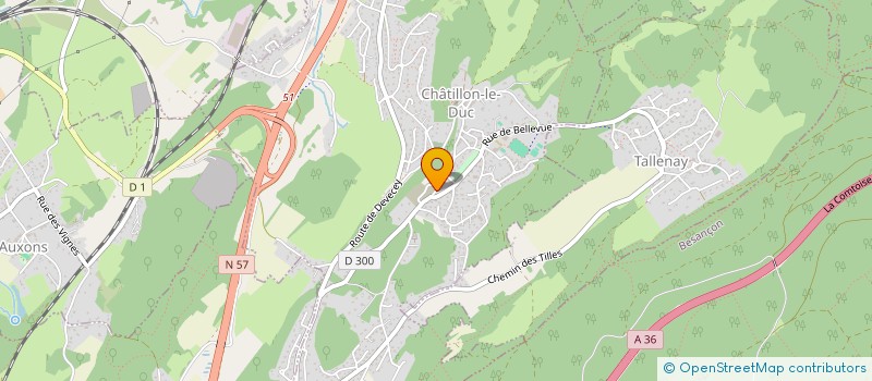 localisation de l'entreprise MONSIEUR JUDICAEL BULLY  CHATILLON-LE-DUC