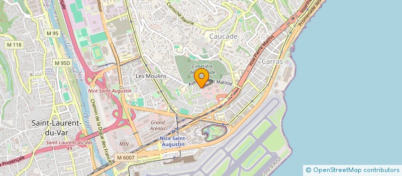 localisation de l'entreprise MONSIEUR JUDICAEL CALENCA à NICE