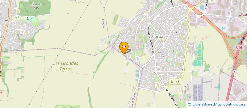 localisation de l'entreprise MONSIEUR JUDICAEL COMBE à CORBAS