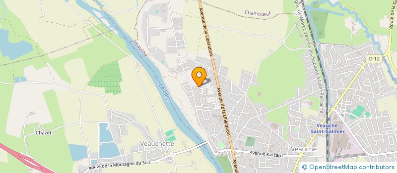 localisation de l'entreprise MONSIEUR JUDICAEL COSME  VEAUCHE