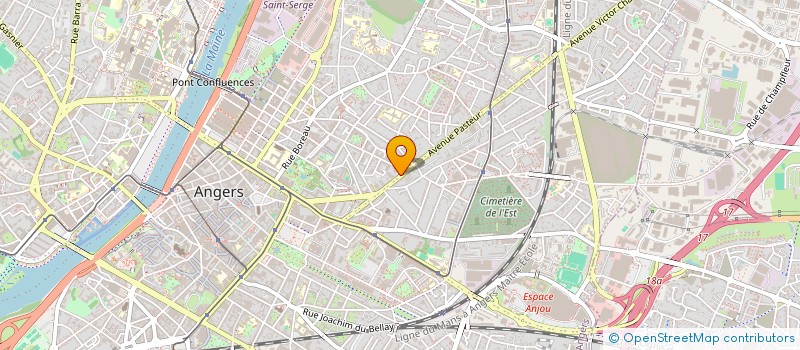 localisation de l'entreprise MONSIEUR JUDICAEL COURANT à ANGERS