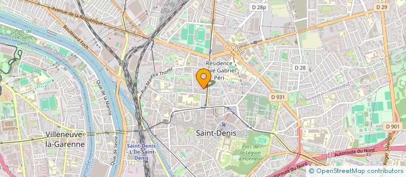 localisation de l'entreprise MONSIEUR JUDICAEL DANIEL HOUNSOU à SAINT-DENIS