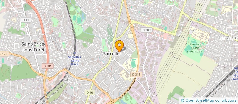 localisation de l'entreprise MONSIEUR JUDICAEL DOSSA à SARCELLES