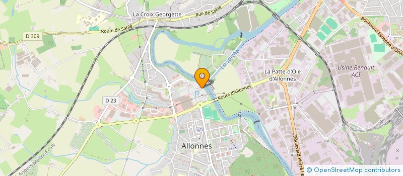 localisation de l'entreprise MONSIEUR JUDICAEL ENAULT à ALLONNES