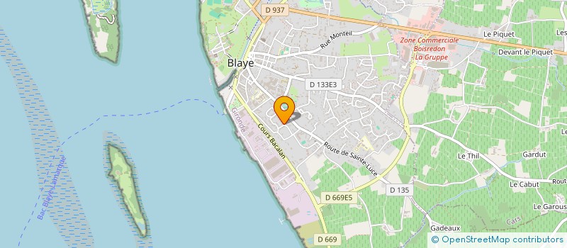 localisation de l'entreprise MONSIEUR JUDICAEL GARASSUS à BLAYE