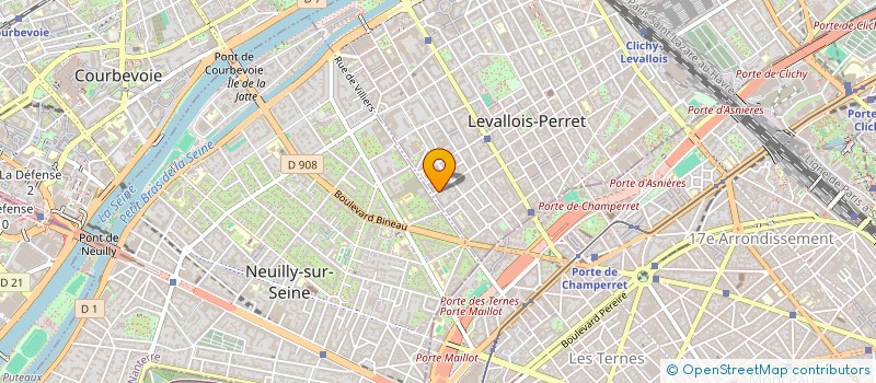 localisation de l'entreprise MONSIEUR JUDICAEL GERARD à LEVALLOIS PERRET