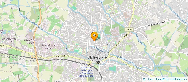 localisation de l'entreprise MONSIEUR JUDICAEL HANNECART  L'ISLE-SUR-LA-SORGUE