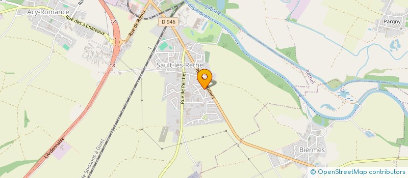 localisation de l'entreprise MONSIEUR JUDICAEL HARANT  SAULT-LES-RETHEL