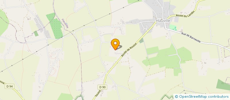 localisation de l'entreprise MONSIEUR JUDICAEL HAREL  HAUVILLE