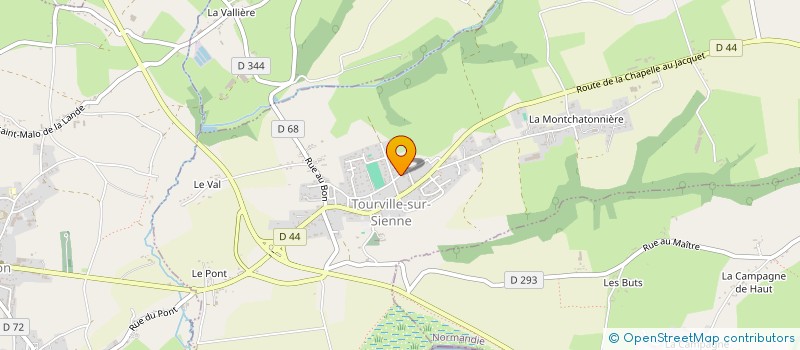 localisation de l'entreprise MONSIEUR JUDICAEL NICOLLET  TOURVILLE-SUR-SIENNE