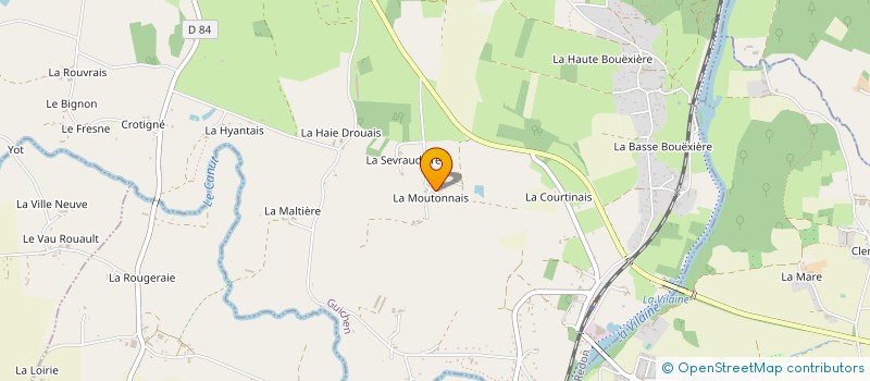 localisation de l'entreprise MONSIEUR JUDICAEL OLIVIER  CARENTOIR