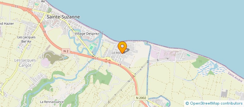 localisation de l'entreprise MONSIEUR JUDICAEL SETTAMA  SAINTE-SUZANNE