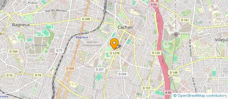 localisation de l'entreprise MONSIEUR JUDICAEL TONGSI KAMWA  CACHAN