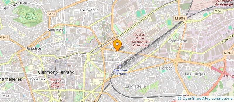 localisation de l'entreprise MONSIEUR JUDICAEL VERGNAUD  CLERMONT-FERRAND