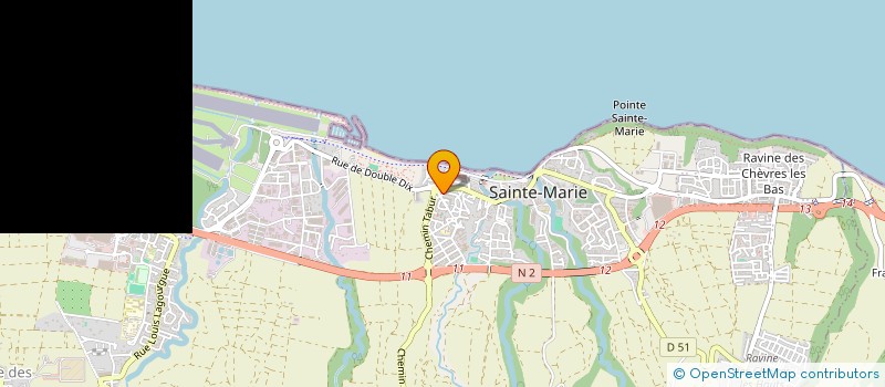 localisation de l'entreprise MONSIEUR JUDICAEL VICTORINE à SAINTE-MARIE