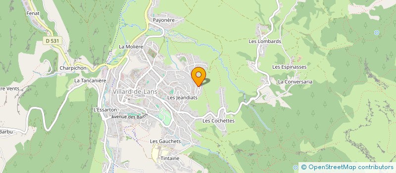 localisation de l'entreprise MONSIEUR JUDICAEL VIEL  VILLARD-DE-LANS