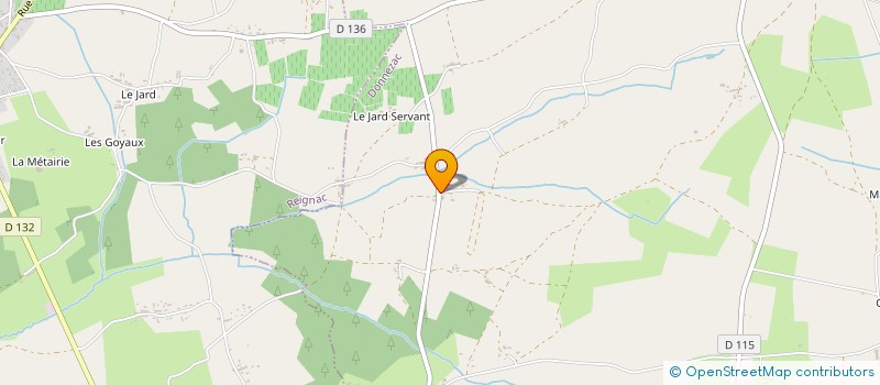 localisation de l'entreprise MONSIEUR JUDIKAEL RAMBAUD  DONNEZAC