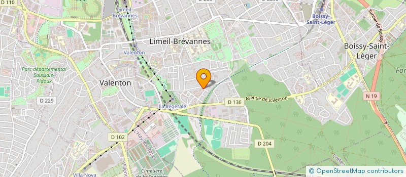 localisation de l'entreprise MONSIEUR JUEL MARQUES GARCIA  LIMEIL-BREVANNES