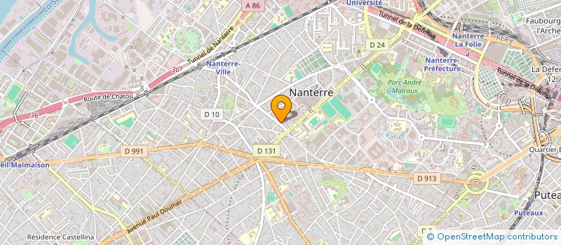 localisation de l'entreprise MONSIEUR JUFENG LU  NANTERRE