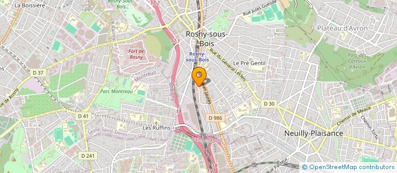 localisation de l'entreprise MONSIEUR JUGE TOTOKOLO KISSITA à ROSNY-SOUS-BOIS
