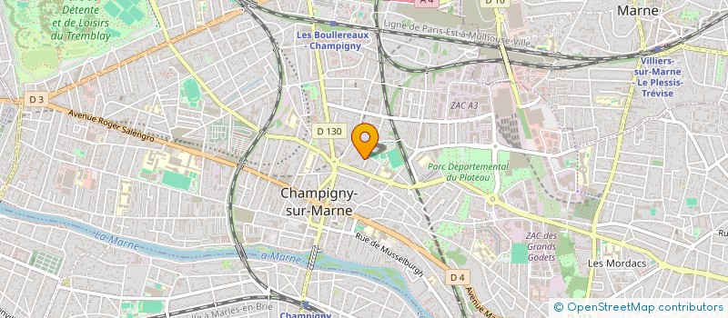 localisation de l'entreprise MONSIEUR JUGURTA AMIRAT à CHAMPIGNY-SUR-MARNE