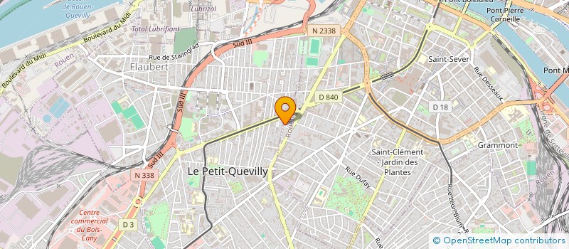 localisation de l'entreprise MONSIEUR JUGURTA BOUANFEL  ROUEN