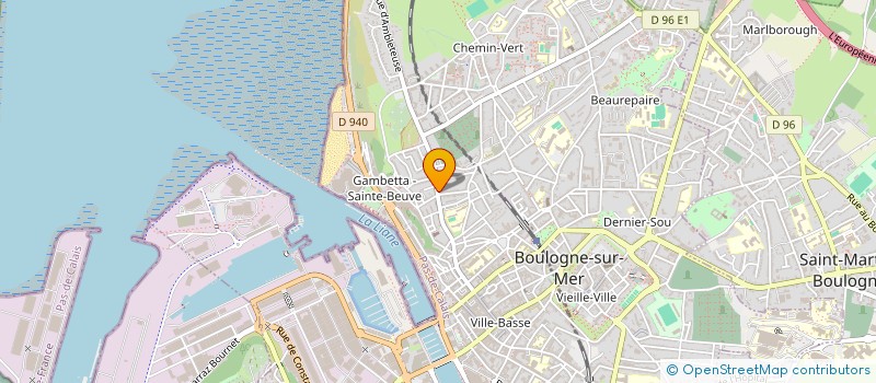 localisation de l'entreprise MONSIEUR JUGURTA KACIMI  BOULOGNE-SUR-MER