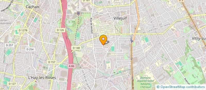 localisation de l'entreprise MONSIEUR JUGURTA KHERFI à VILLEJUIF