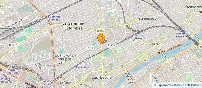 localisation de l'entreprise MONSIEUR JUGURTA MISSOUR à COURBEVOIE