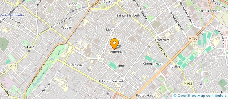 localisation de l'entreprise MONSIEUR JUGURTA NAMOUS  ROUBAIX