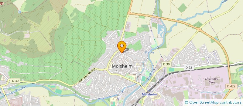 localisation de l'entreprise MONSIEUR JUGURTHA ABERKANE  MOLSHEIM