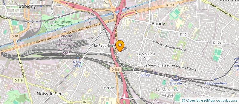 localisation de l'entreprise MONSIEUR JUGURTHA AMARA à NOISY-LE-SEC