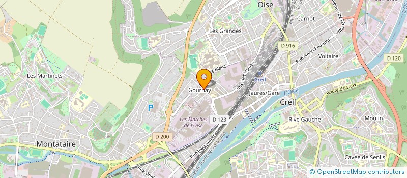 localisation de l'entreprise MONSIEUR JUGURTHA BOUMALHA à CREIL