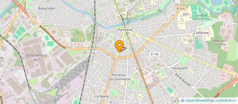 localisation de l'entreprise MONSIEUR JUGURTHA MAKHLOUF  LE MANS