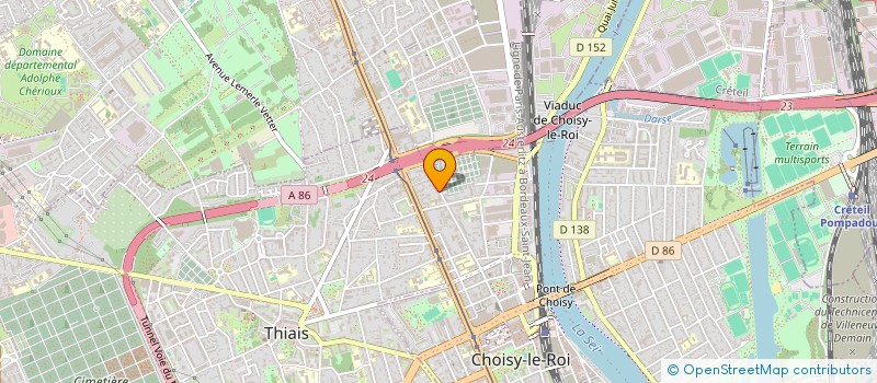 localisation de l'entreprise MONSIEUR JUGURTHA MIHOUBI  CHOISY-LE-ROI