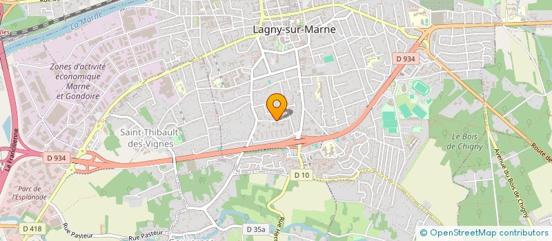 localisation de l'entreprise MONSIEUR JUGURTHA TAMANI  LAGNY-SUR-MARNE