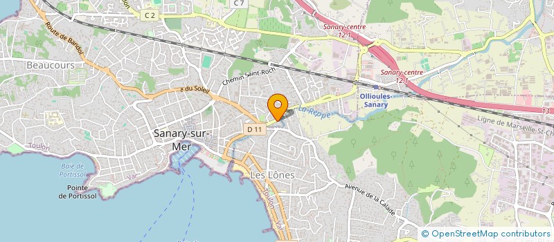 localisation de l'entreprise MONSIEUR JUGURTHA YAMOUN  SANARY-SUR-MER