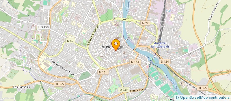 localisation de l'entreprise MONSIEUR JULEN ARANGUREN VISTEL  AUXERRE