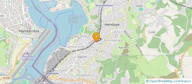 localisation de l'entreprise MONSIEUR JULEN ECHARRY  HENDAYE